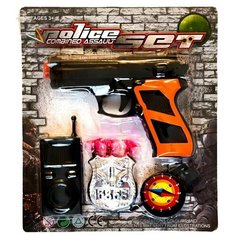 Игровой набор Полицейского Police Soft Bullet Gun на блистере (7 предметов) Нет бренда