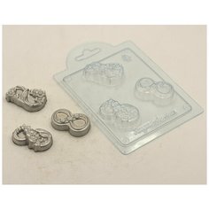 Восьмерки мини - формочка для мыла и шоколада из толстого пластика Any Molds