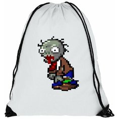 Мешок для сменной обуви пиксель арт - 6844 Brut Boxers