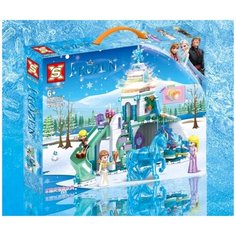 Конструктор/ Frozen/ Холодное сердце/ Зимняя сказка/ 496 деталей/ 3056/ ребенку Планета конструкторов