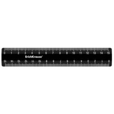 ErichKrause Линейка Classic 15 см, 53872, черный