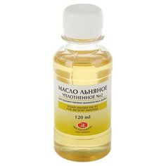 Масло льняное ЗХК, 120 мл, уплотнённое Невская палитра