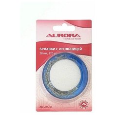 Булавки с игольницей, 28 мм, 370шт, Aurora AU-285PB