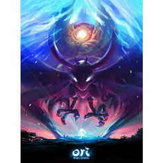 Плакат, постер на бумаге Ori and the Will of the Wisps/игровые/игра/компьютерные герои персонажи. Размер 30 х 42 см