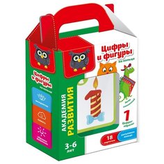 Настольная игра Vladi Toys Цифры и фигуры на кольце