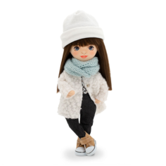Мягкая кукла «Sophie в белой шубке», 32 см Orange Toys