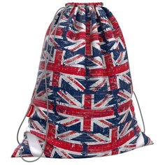ErichKrause Мешок для обуви British Flag 44873, белый/синий/красный