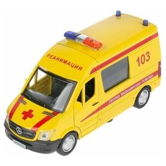 Модель SPRINTERVAN-14AMB-YE MERCEDES-BENZ SPRINTER Реанимация в коробке Технопарк