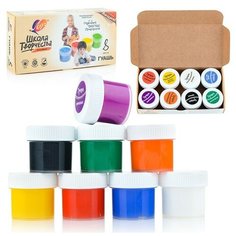 Гуашь 8 цв. "Школа творчества" 20 мл Луч