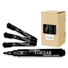 Маркер перманентный черный Tukzar (толщина линии 2-3 мм)