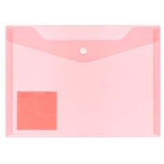 Папка-конверт с кнопкой Expert Complete Classic, А5, 180 мкр, 10 шт, красная