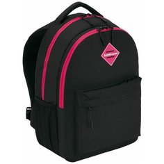Ученический рюкзак ErichKrause EasyLine с двумя отделениями 20L Black&Pink (в пакете по 1шт.) (48611)