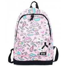 Розовый рюкзак "BT 21" Noname