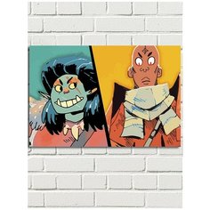 Картина по номерам настольная игра Dungeon mayhem - 6890 Г 60x40