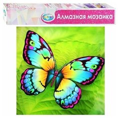 Алмазная мозаика без подрамника, частичное заполнение «Бабочка» 40×50 см Centrum