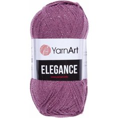 Пряжа YarnArt Elegance пыльная роза (112), 88%хлопок/12%металлик, 130м, 50г, 1шт