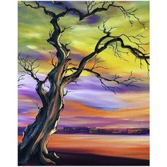 Картина по номерам Дерево в пустыне 40х50 см 000 Art Hobby Home