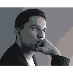 Картина по номерам ЖПН "Дима Масленников 7", Раскраска 40x50 см, Знаменитости