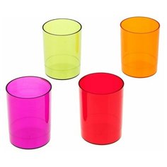 Подставка-стакан для пишущих принадлежностей Стамм "Сочный офис", микс