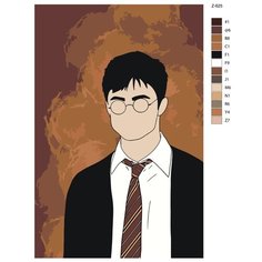 Картина по номерам Z-625 "Гарри Поттер" 80x120 Brushes Paints