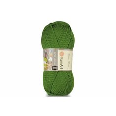 Пряжа Yarnart Super Merino зеленый (6574), 75%акрил/25%шерсть, 300м, 100г, 1шт