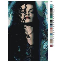 Картина по номерам T885 "Гарри Поттер. Беллатриса Лестрейндж" 70x110 Brushes Paints