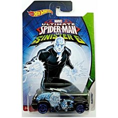 Машинка Hot Wheels тематическая коллекционная оригинал MARVEL FANDANGO черный DJJ74