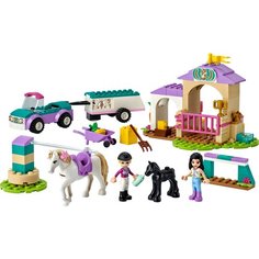 Конструктор LEGO Friends 41441 Тренировка лошади и прицеп для перевозки, 148 дет.