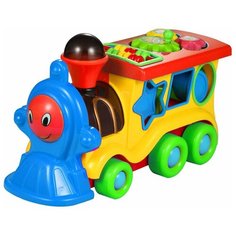 Развивающая игрушка-сортер Паровозик со светом и звуком, 24 см Play Smart