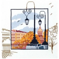 311 Набор для вышивания Овен Петербургские зарисовки, 40x40 см