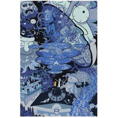 Картина по номерам, "Живопись по номерам", 60 x 90, Z-AB448