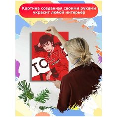 Картина по номерам Сериал Бумажный Дом - 7178 В 30x40