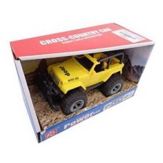 Машинка "Джип", пластмассовая, со звуковыми и световыми эффектами, 20х12х10 см Junfa Toys