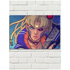 Картина по номерам Аниме Сэйлор Мун (Киберпанк, Робот, Киборг) - 7676 Г 60x40