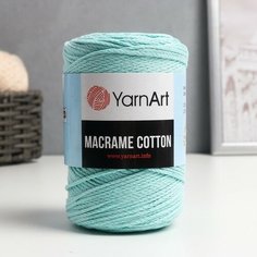 YarnArt Пряжа "Macrame Cotton" 20% полиэстер, 80% хлопок 225м/250гр (775 мята)