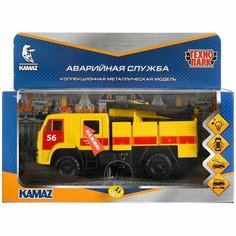 Модель KAM43502-15SLEM-YE КАМАЗ-43502 аварийная служба в коробке Технопарк
