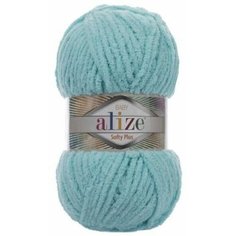 Пряжа Alize Softy plus бирюзовый (263), 100%микрополиэстер, 120м, 100г, 1шт