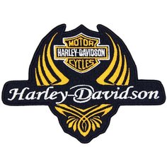 Нашивка, патч, шеврон "Harley Davidson" 145x106mm PTC267 22 ПИНГВИНА