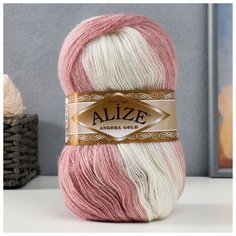 Пряжа "Angora Gold Batik" 20% шерсть, 80% акрил 550м/100гр (5698)./В упаковке шт: 1 Alize
