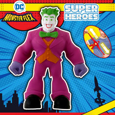 Игрушка-антистресс 1TOY MONSTER FLEX SUPER HEROES, The Joker тянущаяся фигурка 15см