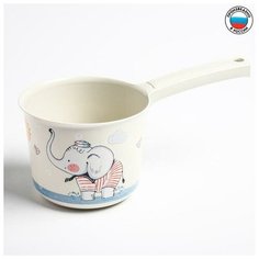 IDEA Ковш для купания детский 1,5 л, деко, "Слоник"