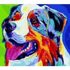 Картина по номерам Радужный пес 40х50 см Hobby Home