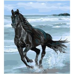 Картина по номерам Мустанг 40х50 см Hobby Home