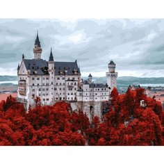 Картина по номерам Замок в багряной листве 40х50 см Hobby Home