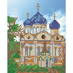 Вышивка бисером картины Храм 24*30см Светлица