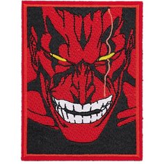 Нашивка, шеврон, патч (patch) Блич Кенпачи Зараки (аниме), размер 12,8*9,7 см Нет бренда