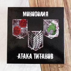 Монополия аниме "Атака титанов" / Настольная игра для детей и взрослых Пешта