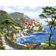 Картина по номерам Солнечная бухта 40х50 см Hobby Home