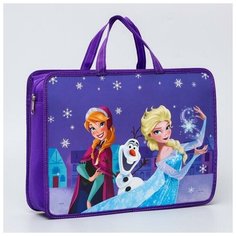 Папка с ручками пластик А4 80мм 330*240 ПТ 14-4 Холодное сердце Disney