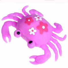 Мялка «Крабик» с пастой, цвета микс Noname